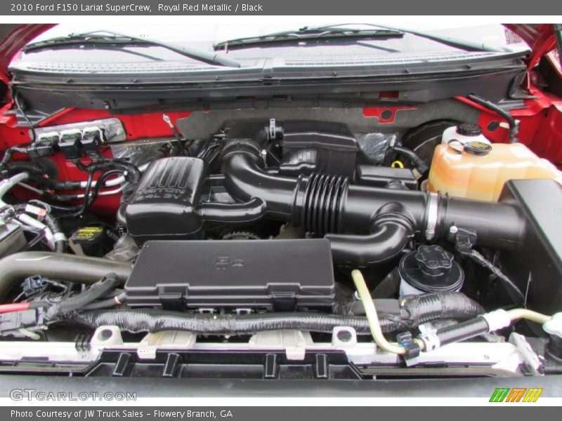 Royal Red Metallic / Black 2010 Ford F150 Lariat SuperCrew