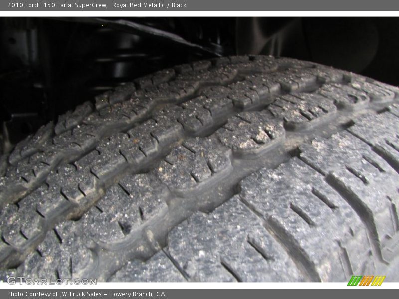 Royal Red Metallic / Black 2010 Ford F150 Lariat SuperCrew