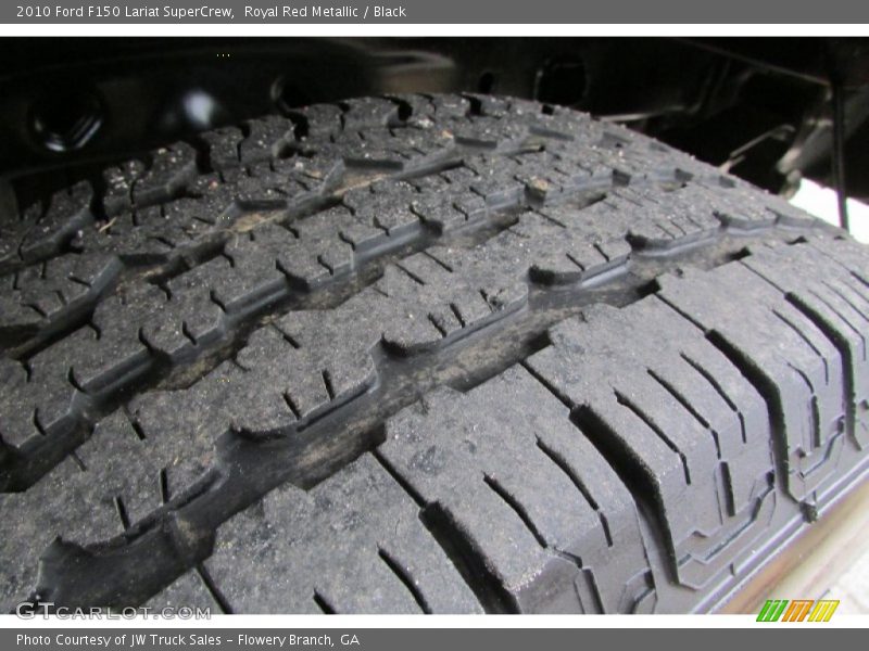 Royal Red Metallic / Black 2010 Ford F150 Lariat SuperCrew