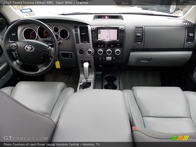 Super White / Graphite 2010 Toyota Sequoia Limited 4WD