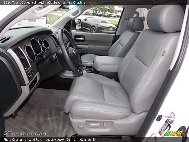Super White / Graphite 2010 Toyota Sequoia Limited 4WD