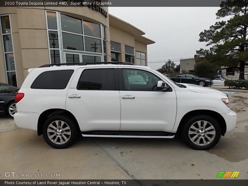 Super White / Graphite 2010 Toyota Sequoia Limited 4WD