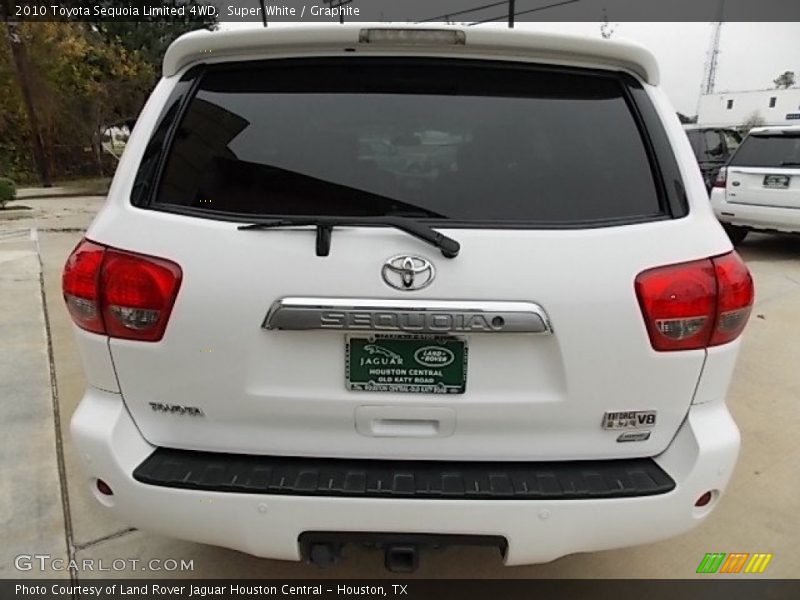 Super White / Graphite 2010 Toyota Sequoia Limited 4WD