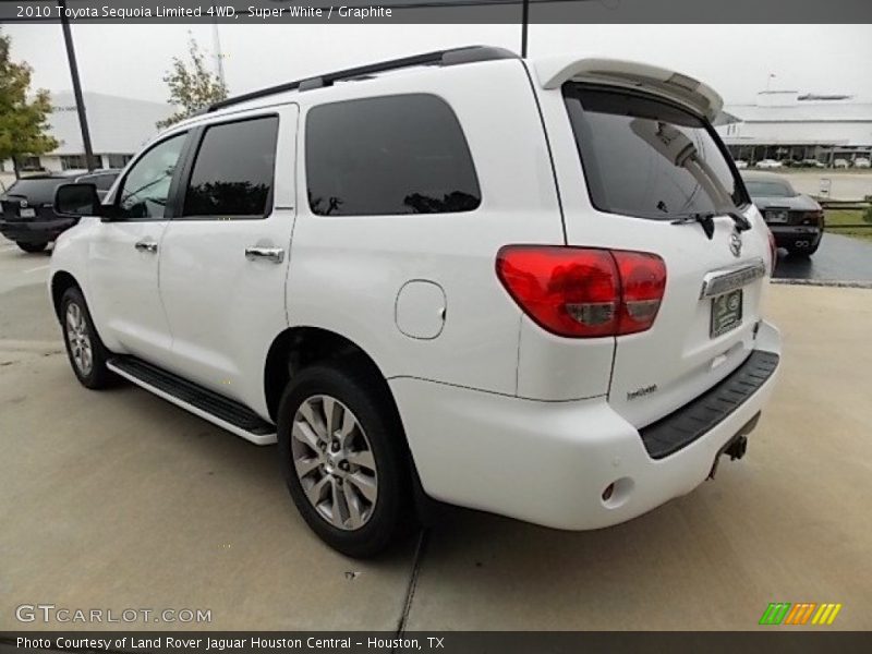 Super White / Graphite 2010 Toyota Sequoia Limited 4WD