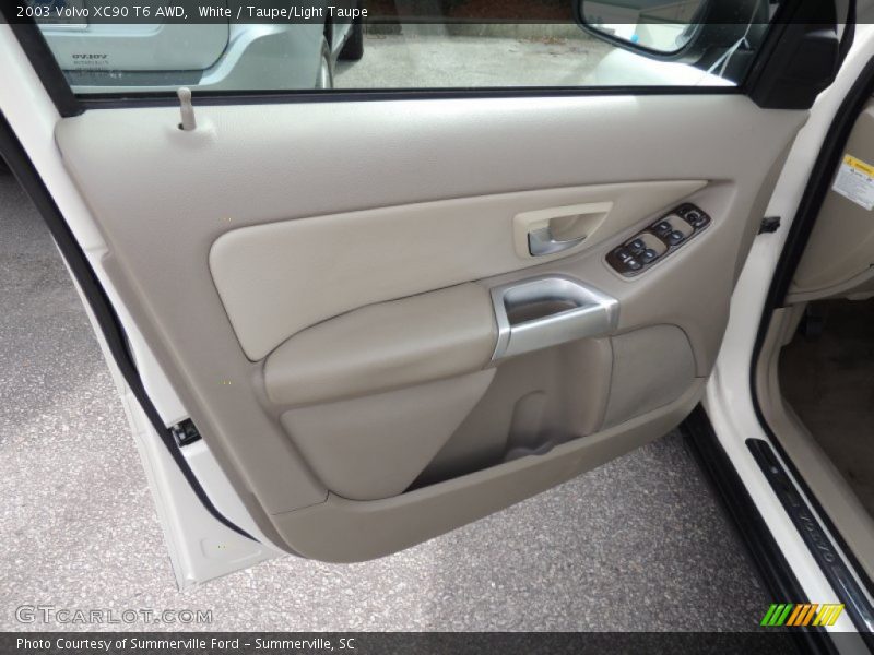 White / Taupe/Light Taupe 2003 Volvo XC90 T6 AWD