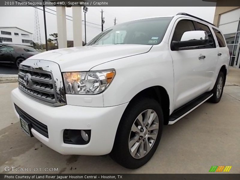 Super White / Graphite 2010 Toyota Sequoia Limited 4WD