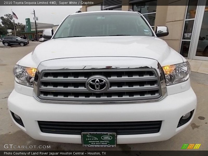 Super White / Graphite 2010 Toyota Sequoia Limited 4WD