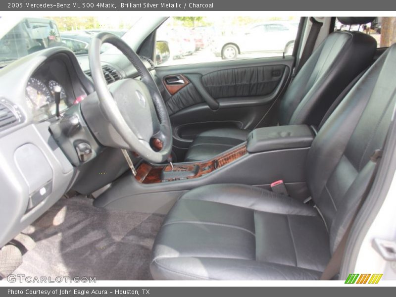 Brilliant Silver Metallic / Charcoal 2005 Mercedes-Benz ML 500 4Matic
