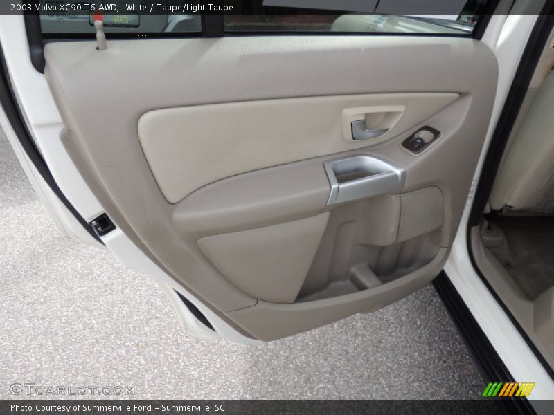 White / Taupe/Light Taupe 2003 Volvo XC90 T6 AWD