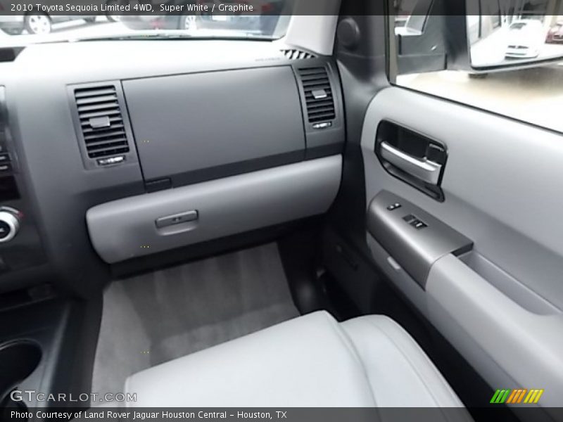 Super White / Graphite 2010 Toyota Sequoia Limited 4WD