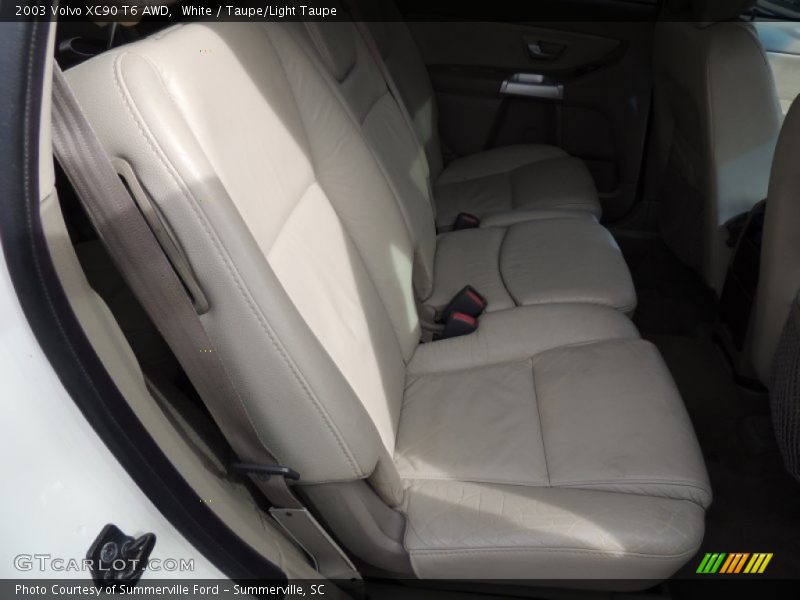 White / Taupe/Light Taupe 2003 Volvo XC90 T6 AWD