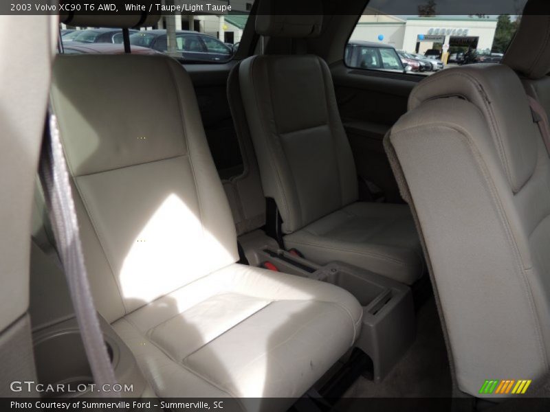 White / Taupe/Light Taupe 2003 Volvo XC90 T6 AWD