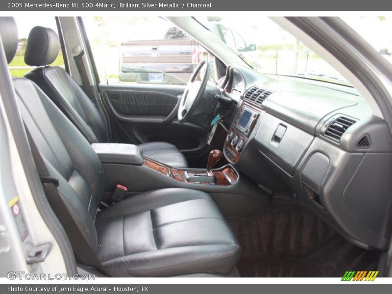 Brilliant Silver Metallic / Charcoal 2005 Mercedes-Benz ML 500 4Matic