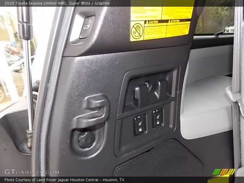 Super White / Graphite 2010 Toyota Sequoia Limited 4WD