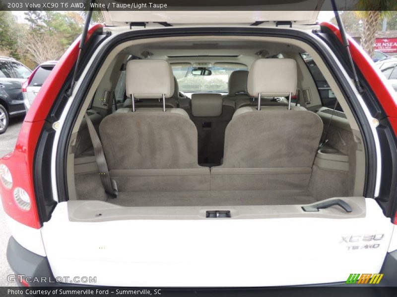 White / Taupe/Light Taupe 2003 Volvo XC90 T6 AWD