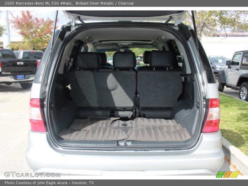 Brilliant Silver Metallic / Charcoal 2005 Mercedes-Benz ML 500 4Matic