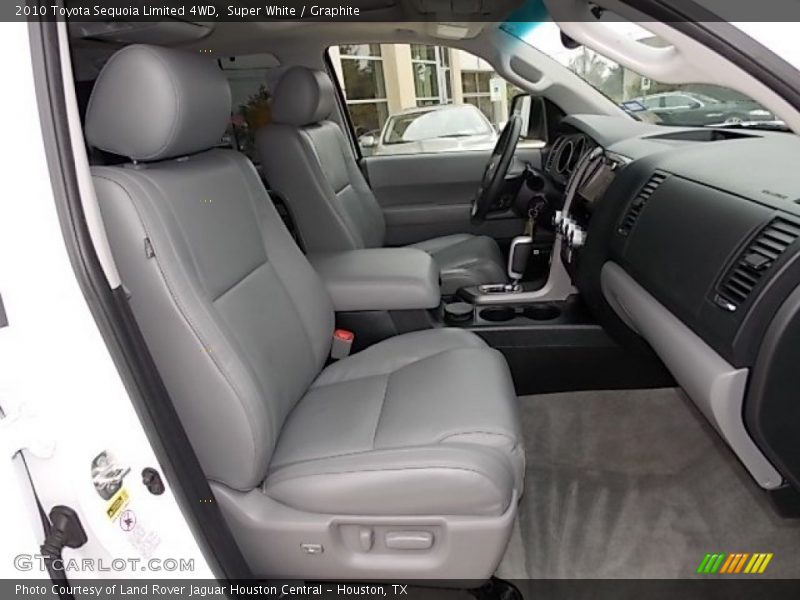 Super White / Graphite 2010 Toyota Sequoia Limited 4WD