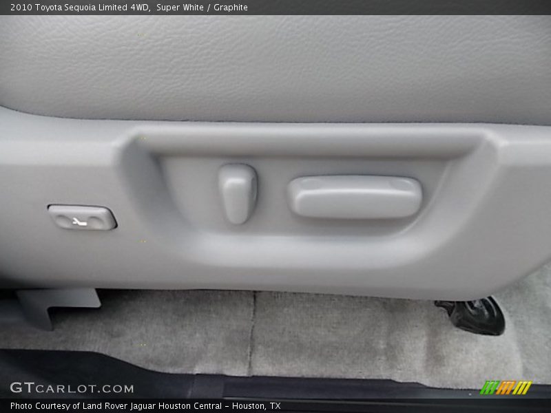 Super White / Graphite 2010 Toyota Sequoia Limited 4WD