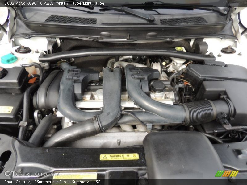 White / Taupe/Light Taupe 2003 Volvo XC90 T6 AWD