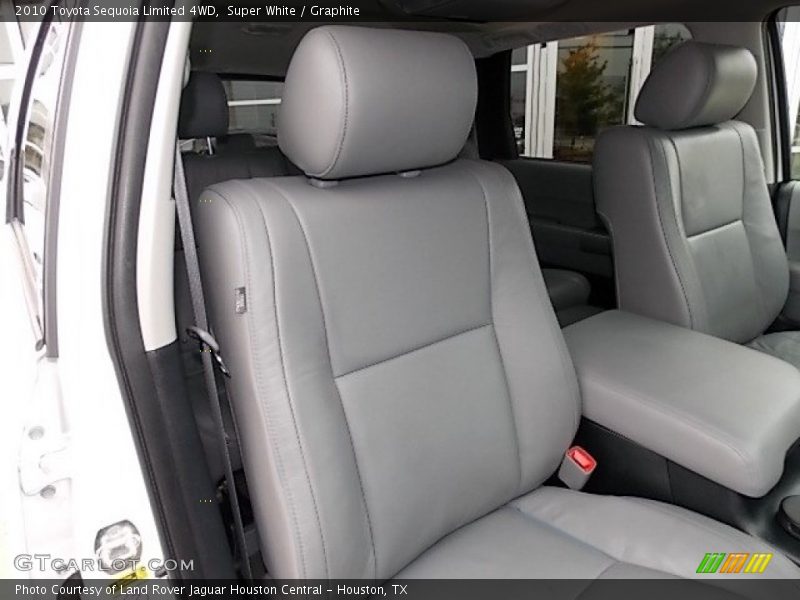 Super White / Graphite 2010 Toyota Sequoia Limited 4WD