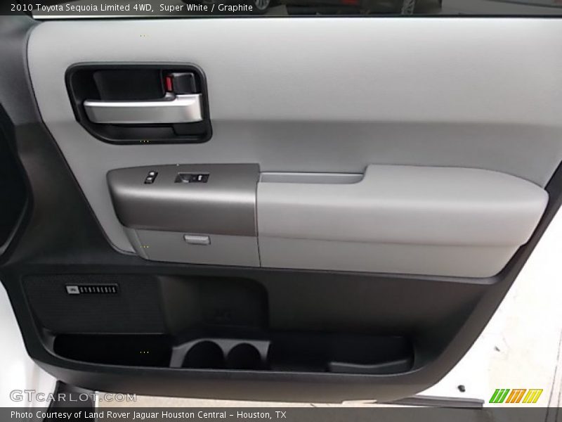 Super White / Graphite 2010 Toyota Sequoia Limited 4WD