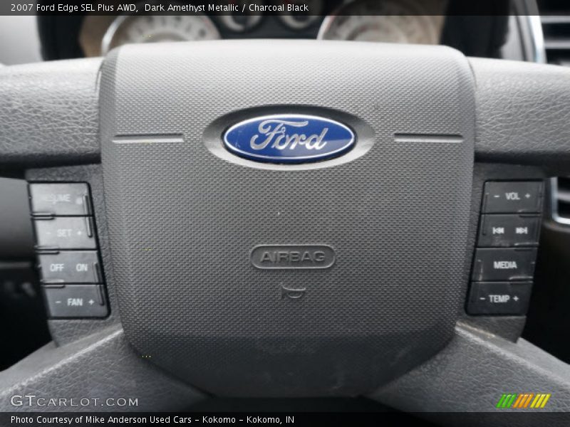Dark Amethyst Metallic / Charcoal Black 2007 Ford Edge SEL Plus AWD