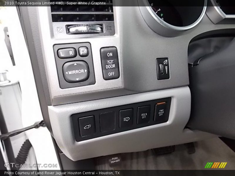 Super White / Graphite 2010 Toyota Sequoia Limited 4WD