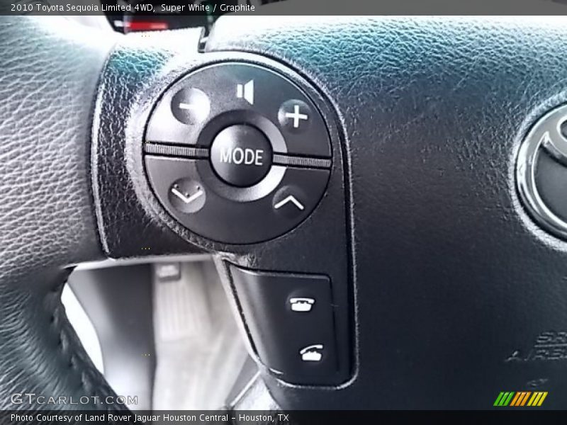 Super White / Graphite 2010 Toyota Sequoia Limited 4WD