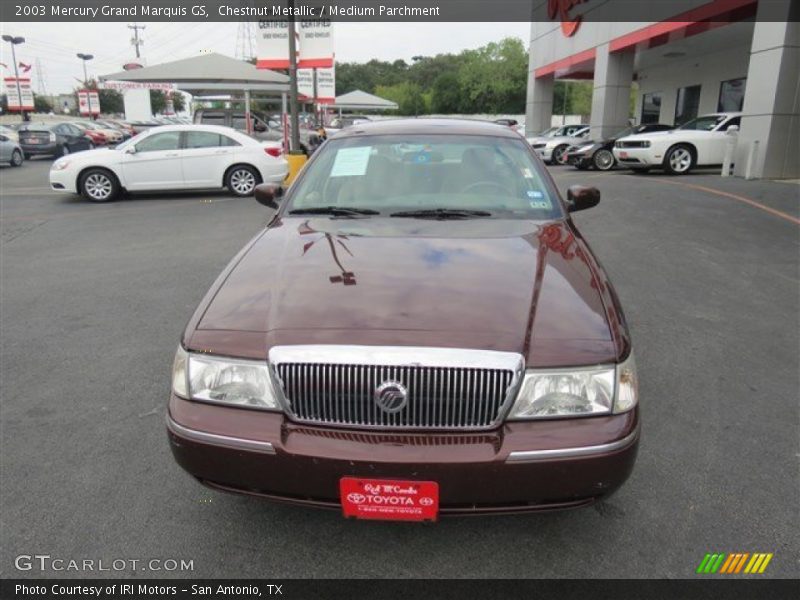 Chestnut Metallic / Medium Parchment 2003 Mercury Grand Marquis GS