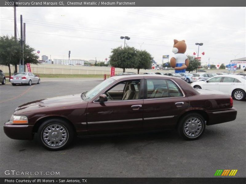 Chestnut Metallic / Medium Parchment 2003 Mercury Grand Marquis GS