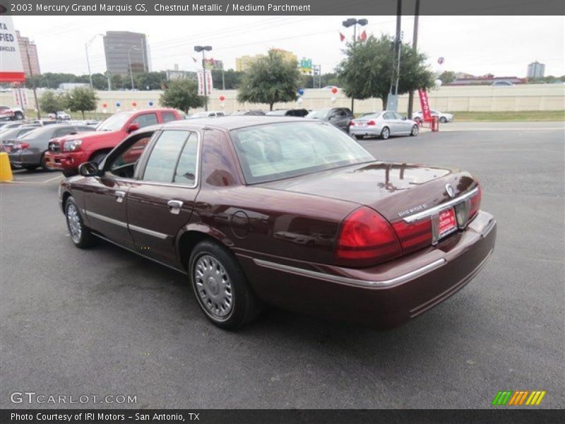 Chestnut Metallic / Medium Parchment 2003 Mercury Grand Marquis GS