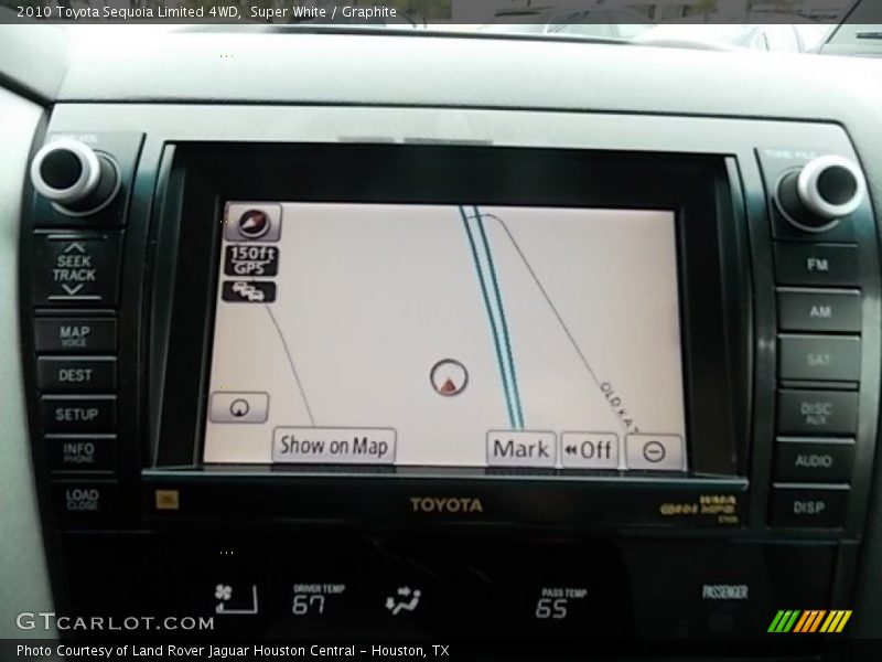 Super White / Graphite 2010 Toyota Sequoia Limited 4WD