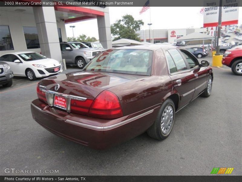 Chestnut Metallic / Medium Parchment 2003 Mercury Grand Marquis GS