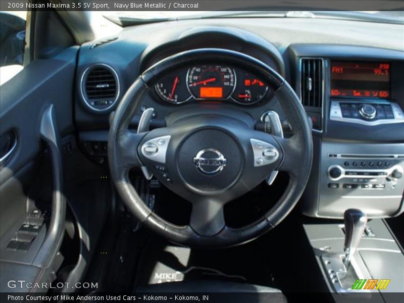 Navy Blue Metallic / Charcoal 2009 Nissan Maxima 3.5 SV Sport