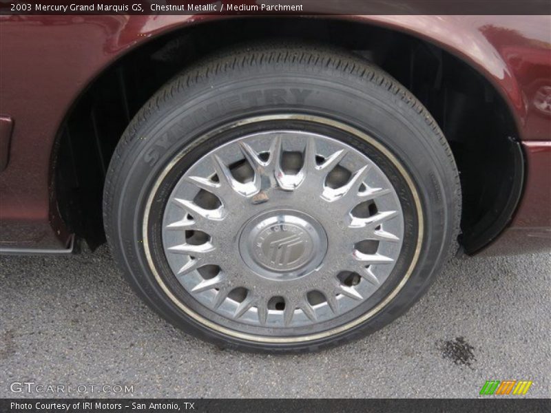 Chestnut Metallic / Medium Parchment 2003 Mercury Grand Marquis GS