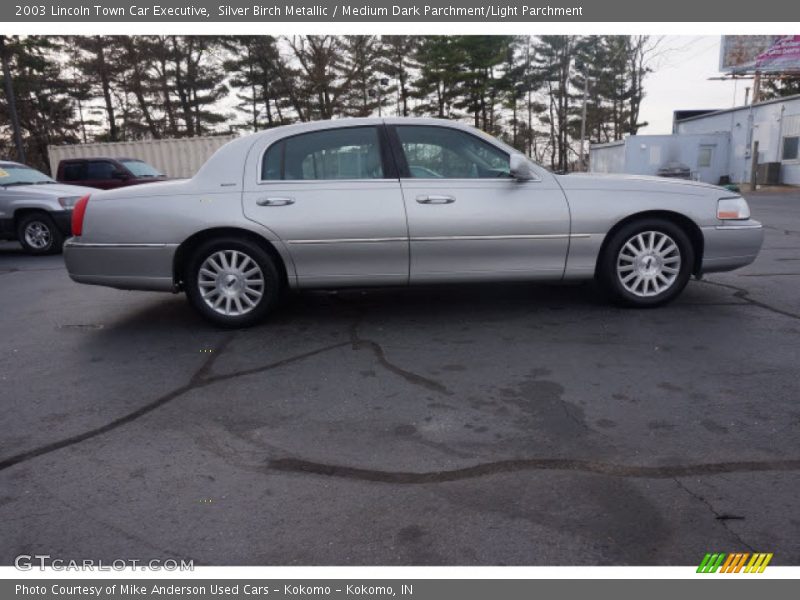 Silver Birch Metallic / Medium Dark Parchment/Light Parchment 2003 Lincoln Town Car Executive