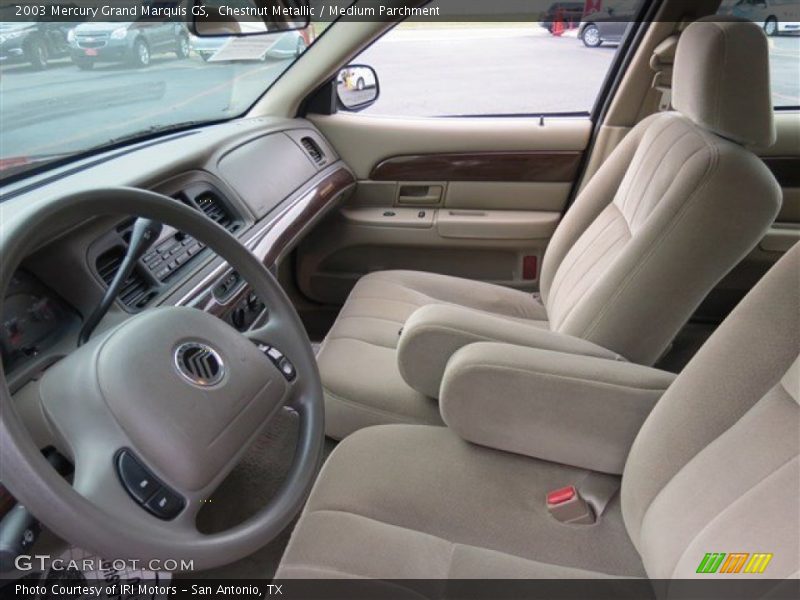 Chestnut Metallic / Medium Parchment 2003 Mercury Grand Marquis GS