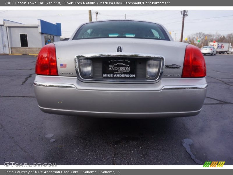 Silver Birch Metallic / Medium Dark Parchment/Light Parchment 2003 Lincoln Town Car Executive