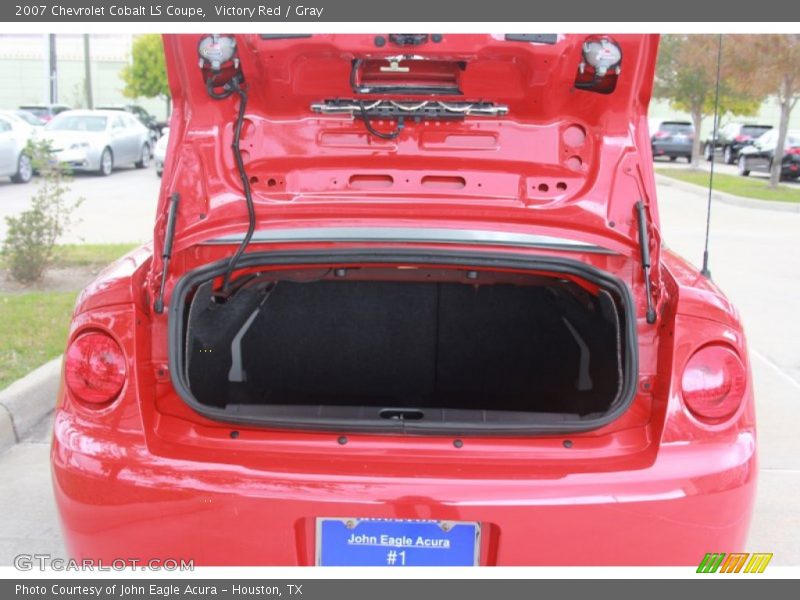 Victory Red / Gray 2007 Chevrolet Cobalt LS Coupe
