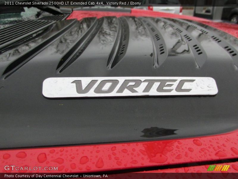 Victory Red / Ebony 2011 Chevrolet Silverado 2500HD LT Extended Cab 4x4