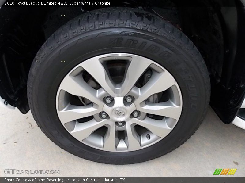 Super White / Graphite 2010 Toyota Sequoia Limited 4WD