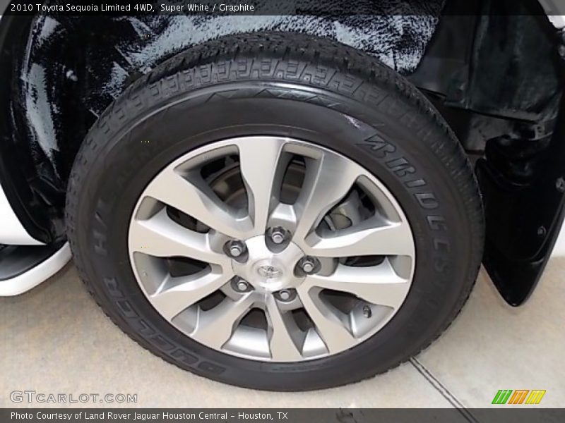 Super White / Graphite 2010 Toyota Sequoia Limited 4WD