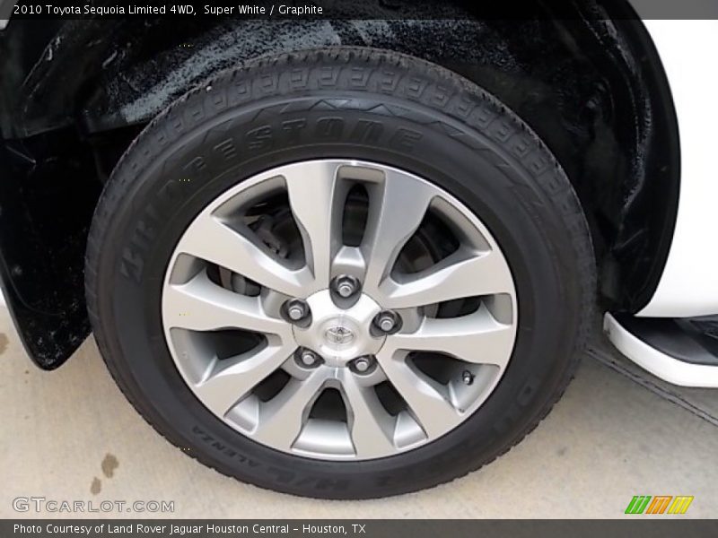 Super White / Graphite 2010 Toyota Sequoia Limited 4WD