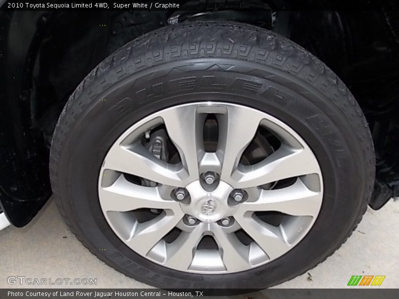 Super White / Graphite 2010 Toyota Sequoia Limited 4WD