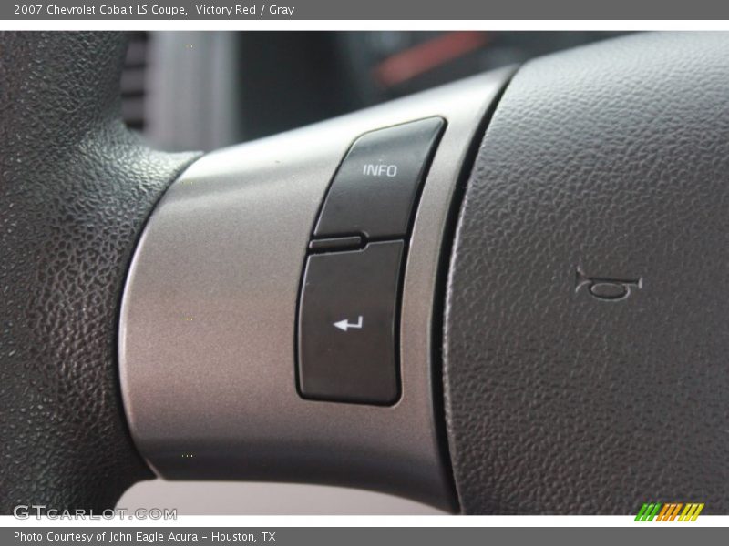 Victory Red / Gray 2007 Chevrolet Cobalt LS Coupe