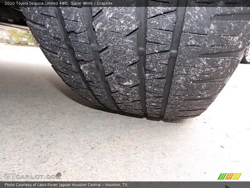 Super White / Graphite 2010 Toyota Sequoia Limited 4WD