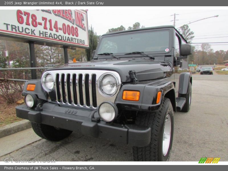 Black / Dark Slate Gray 2005 Jeep Wrangler Unlimited 4x4