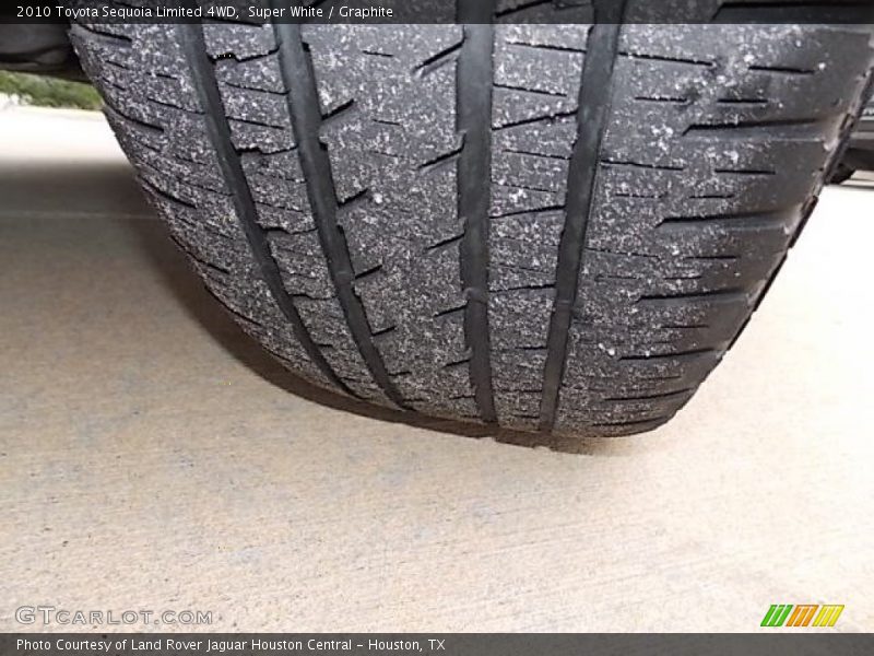Super White / Graphite 2010 Toyota Sequoia Limited 4WD