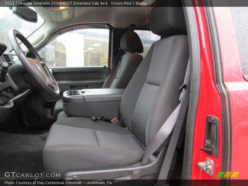 Victory Red / Ebony 2011 Chevrolet Silverado 2500HD LT Extended Cab 4x4