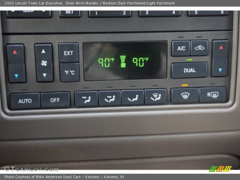 Silver Birch Metallic / Medium Dark Parchment/Light Parchment 2003 Lincoln Town Car Executive
